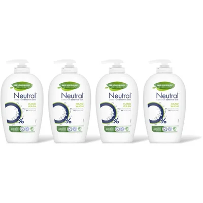 Neutral Hand wash 0% 4-pack