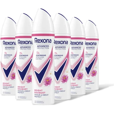 Rexona Women deo spray 72h bright bouquet 6pack