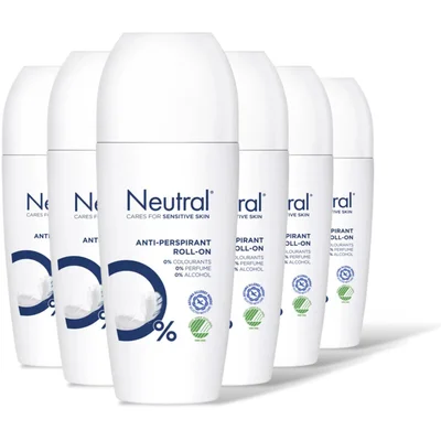 Neutral Sensitive skin anti-transpirant 6-pack