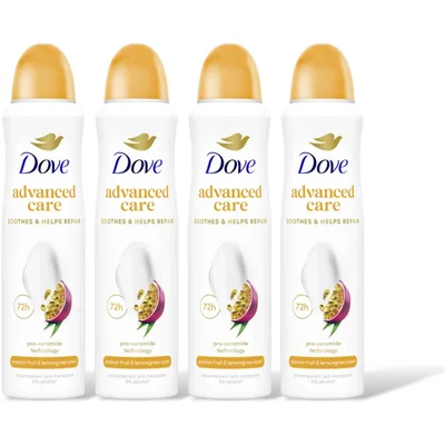 Dove Passievrucht citroengras deodorant 4pack