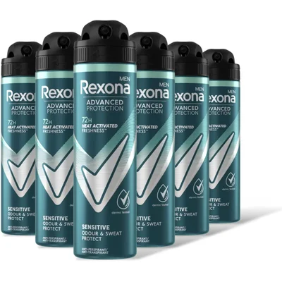 Rexona Men sensitive anti-transpirant 6-pack