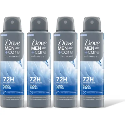 Dove Men+care cool fresh deodorant 4-pack