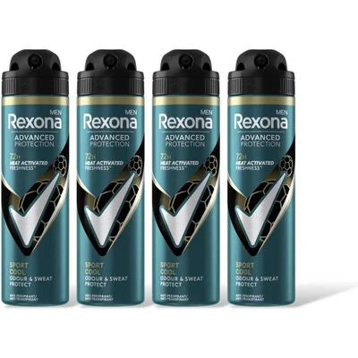 Rexona Men deo spray 72h sport cool 4-pack