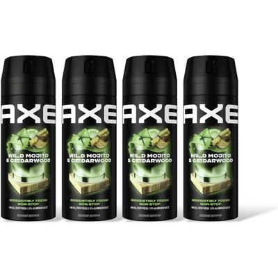 Axe Mojito & cedarwood deo bodyspray 4-pack