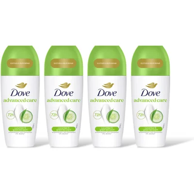 Dove Anti-transpirant roller komkommer 4-pack
