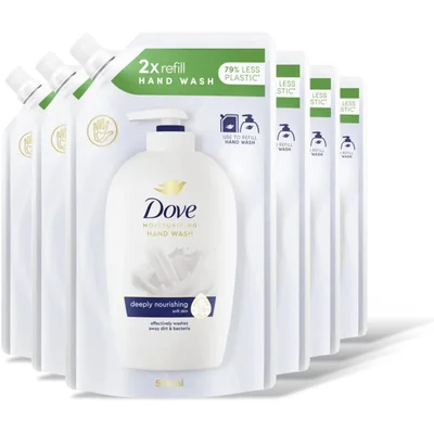 Dove Deeply nourishing handzeep navul 6-pack