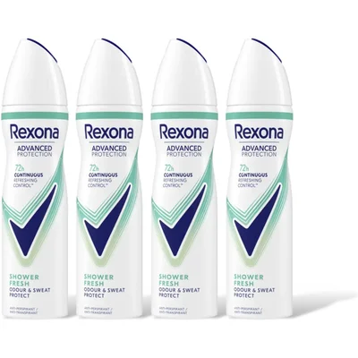 Rexona Shower fresh anti-transpirant 4-pack