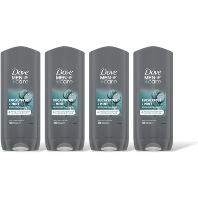 Dove Men+care eucalyptus & mint 4-pack