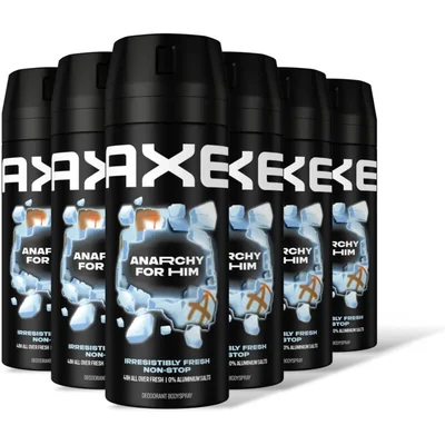 Axe Anarchy for him deo bodyspray 6-pack