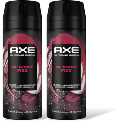 Axe Cherry fizz deodorant bodyspray 2-pack