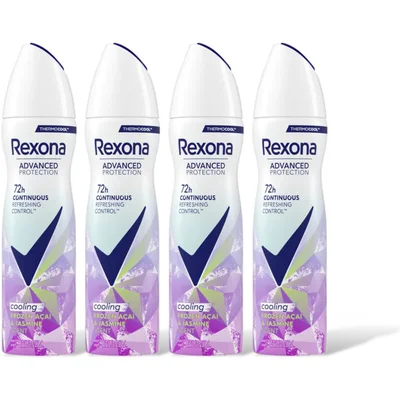 Rexona Cooling frozen acai & jasmine 4-pack