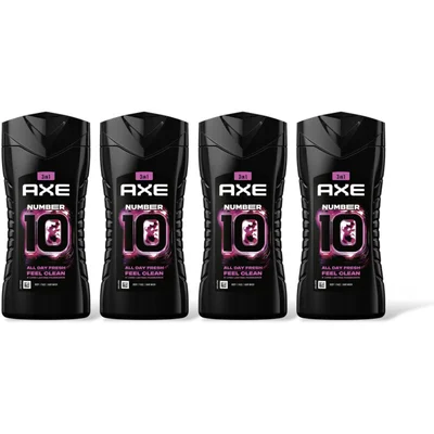 Axe 3in1 number 10 showergel 4-pack