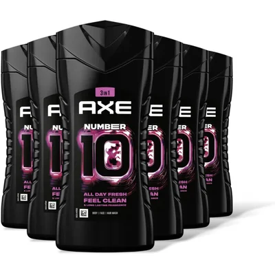 Axe 3in1 number 10 showergel 6-pack
