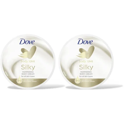 Dove Nourishing bodycare silky 2-pack