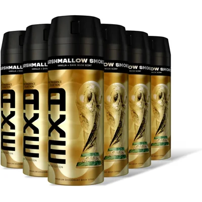 Axe Marshmallow smoke deodorant body 6-pack