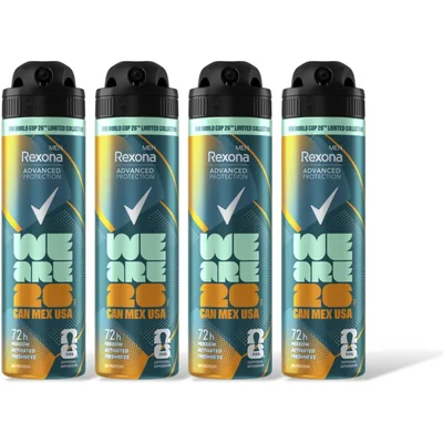 Rexona Men FIFA limited collection spray 4-pack
