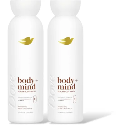 Dove Body+mind jojoba oil & coconut 2-pack
