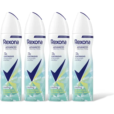 Rexona Cooling eucalyptus & coconutwater 4-pack