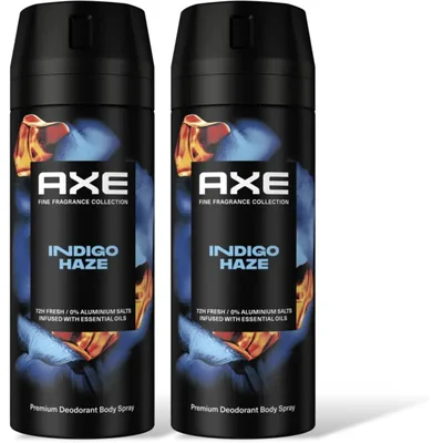 Axe Indigo haze deodorant body spray 2-pack