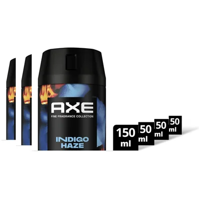Axe Indigo haze deodorant body spray 6-pack