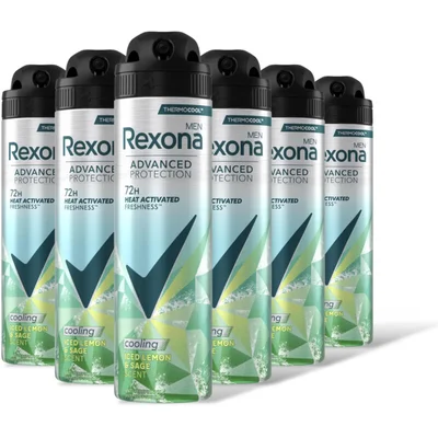 Rexona Men cooling iced lemon & sage 6-pack