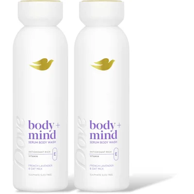 Dove Body+mind lavender & oat milk 2-pack