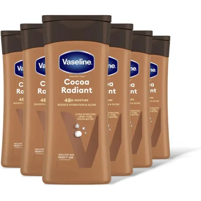 Vaseline Cocoa radiant lotion 6-pack