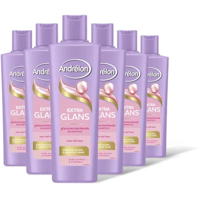 Andrélon Extra glans shampoo 6pack