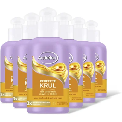 Andrélon Perfecte krul leave-in crème 6-pack