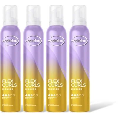 Andrélon Styling haarmousse perfecte krul 4-pack