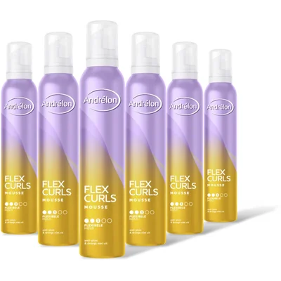 Andrélon Styling haarmousse perfecte krul 6-pack