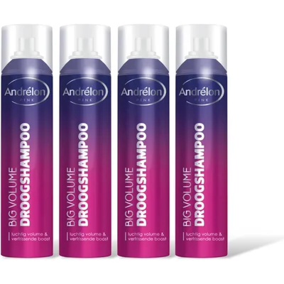 Andrélon Pink big volume droogshampoo 4-pack