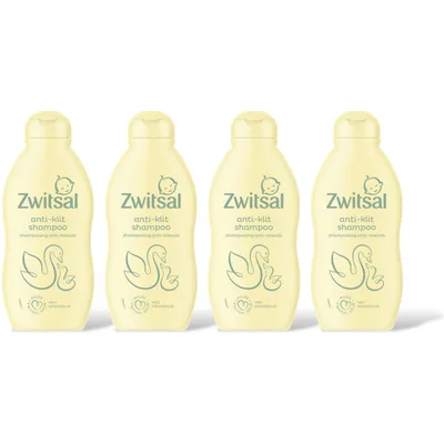 Zwitsal Baby & kids anti-klit shampoo 4-pack