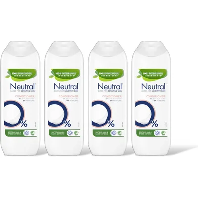 Neutral Parfumvrij conditioner 4-pack