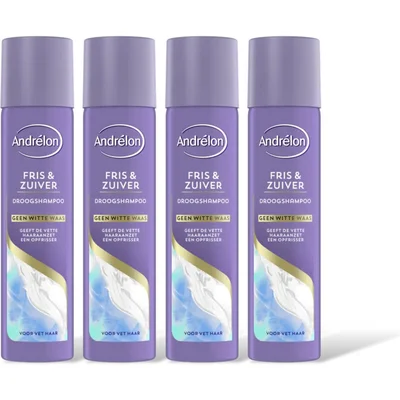 Andrélon Fris & zuiver droogshampoo 4-pack