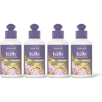Andrélon Levendig lang leave-in crème 4-pack