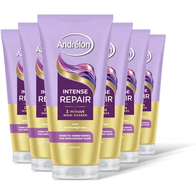 Andrélon Intense repair 1 minuut wow masker 6pack