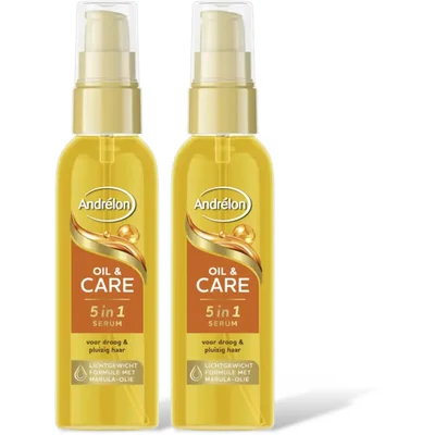 Andrélon Oil & care 5in1 serum oil 2-pack
