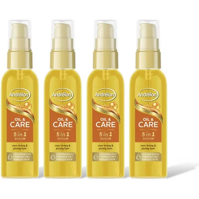 Andrélon Oil & care 5in1 serum oil 4-pack