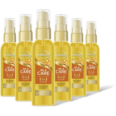 Andrélon Oil & care 5in1 serum oil 6-pack
