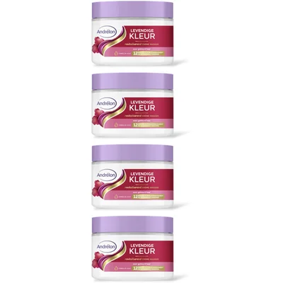 Andrélon Levendige kleur crème masker 4-pack