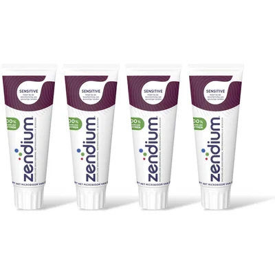 Zendium Tandpasta sensitive 4-pack