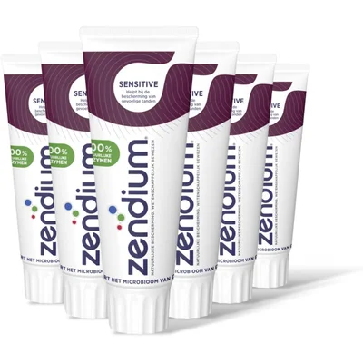 Zendium Tandpasta sensitive 6-pack