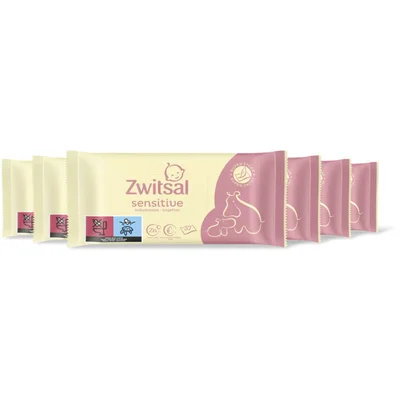 Zwitsal Baby sensitive billendoekjes 6-pack