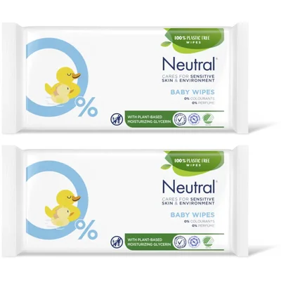 Neutral Baby wipes 0% parfume 32-pack