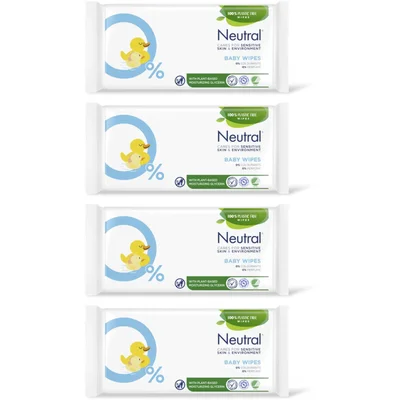 Neutral Baby wipes 0% parfume 64-pack