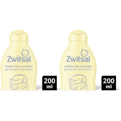Zwitsal Baby zeepvrije wasgel 2pack