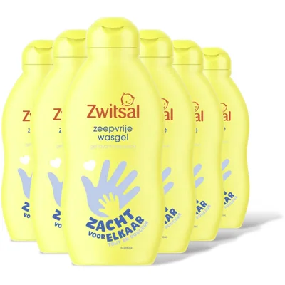 Zwitsal Baby zeepvrije wasgel 6pack
