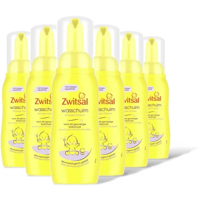 Zwitsal Baby wasschuim 6-pack