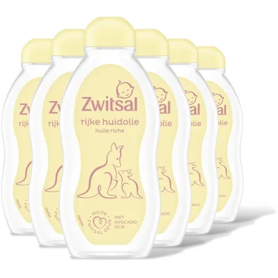 Zwitsal Baby rijke huidolie 6-pack